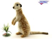 Hansa pluche stokstaart knuffel 32 cm