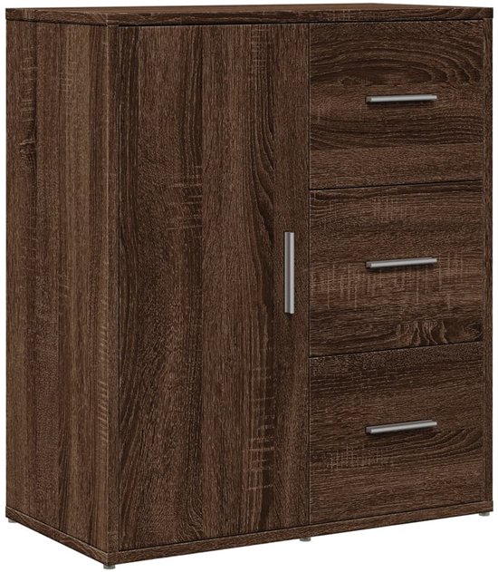 vidaXL dressoir – 60x31x70 cm – bruin eikenkleurig