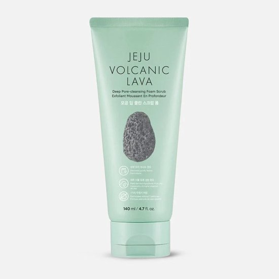 THE FACE SHOP JEJU VOLCANIC Lava Deep Pore-Cleansing Foam Scrub 140 ml