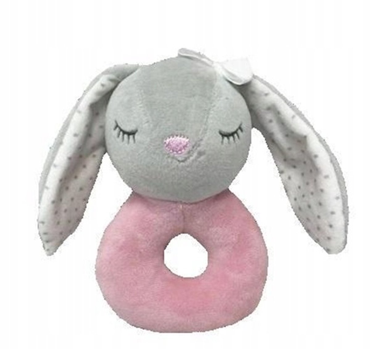 Tulilo Rammelaar Konijntje 18 cm grijs 0+ maanden