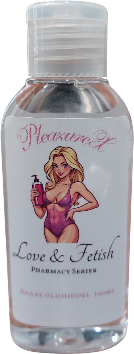 PleazureX - Pharmacy Series - Anale glijmiddel - 100ml - intiem - hulpmiddel - drogist - reis glijmiddel