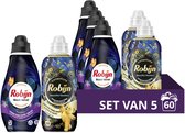 Bol.com Robijn Perfect Match Wasmiddel en Wasverzachter Pakket - Black Velvet + Beautiful Mystery - voor langdurige zwartbescher... aanbieding
