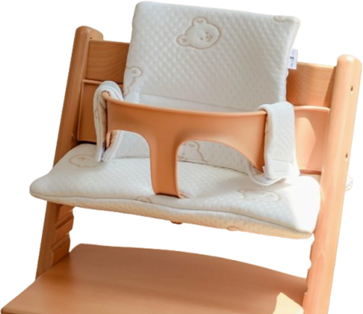 Stoelverkleiner beren - kussenset beren - stoelverkleiner voor stokke tripp trapp - kinderstoel verkleiner - stoel kussen – foto 2