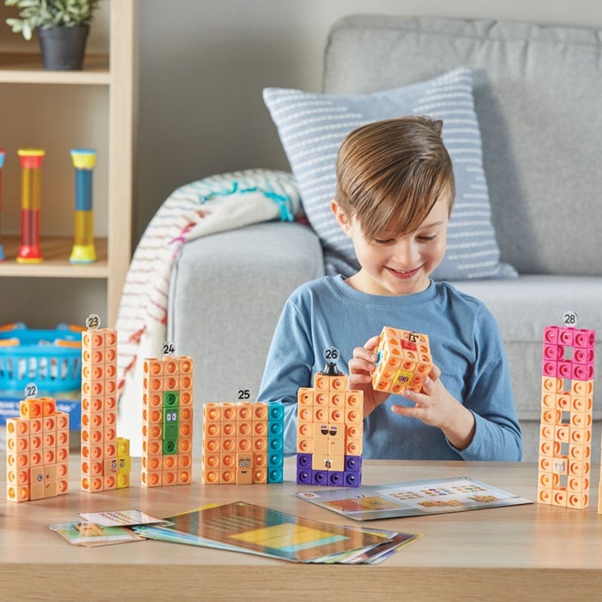Learning Resources MathLink® Cubes Numberblocks 21-30 Activity Set - 3+ — afbeelding 3