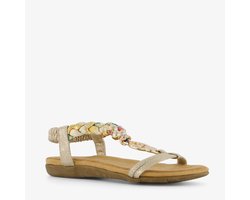 foto van Blue Box meisjes sandalen met vlechtdetail - Goud - Maat 35