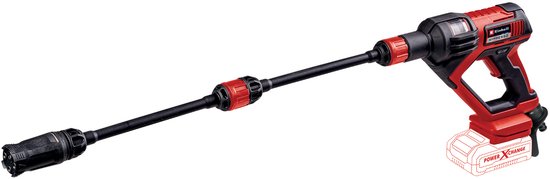 Einhell Accu Hogedrukreiniger HYPRESSO 18/24-1 Solo – Power X-Change – 18 V/Li-ion – Max. 24 bar – 240 l/u – Incl. lans, diverse sproeiers en schuimsproeier – Excl. accu en lader