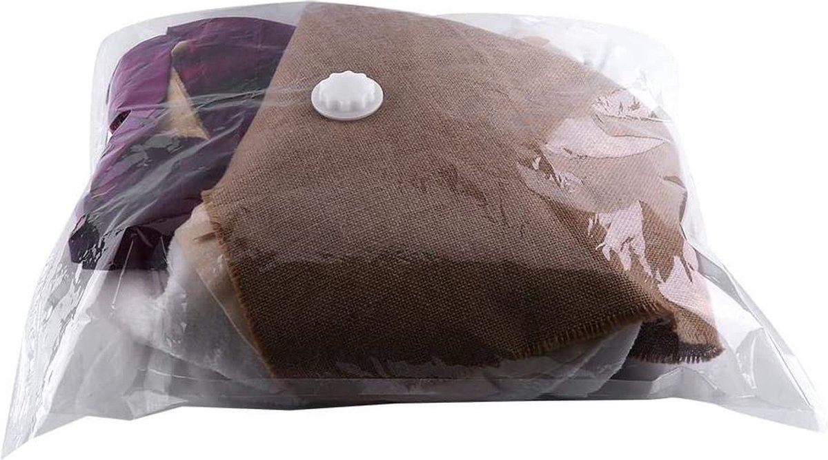 Doodadeals® - 4-Pack - Vacuümzakken Kleding Zonder Pomp – Herbruikbaar – 50 x 60 cm