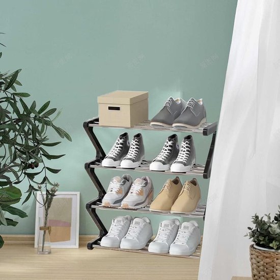 Shoe Level Rack Shoe Rack with Levels | bol