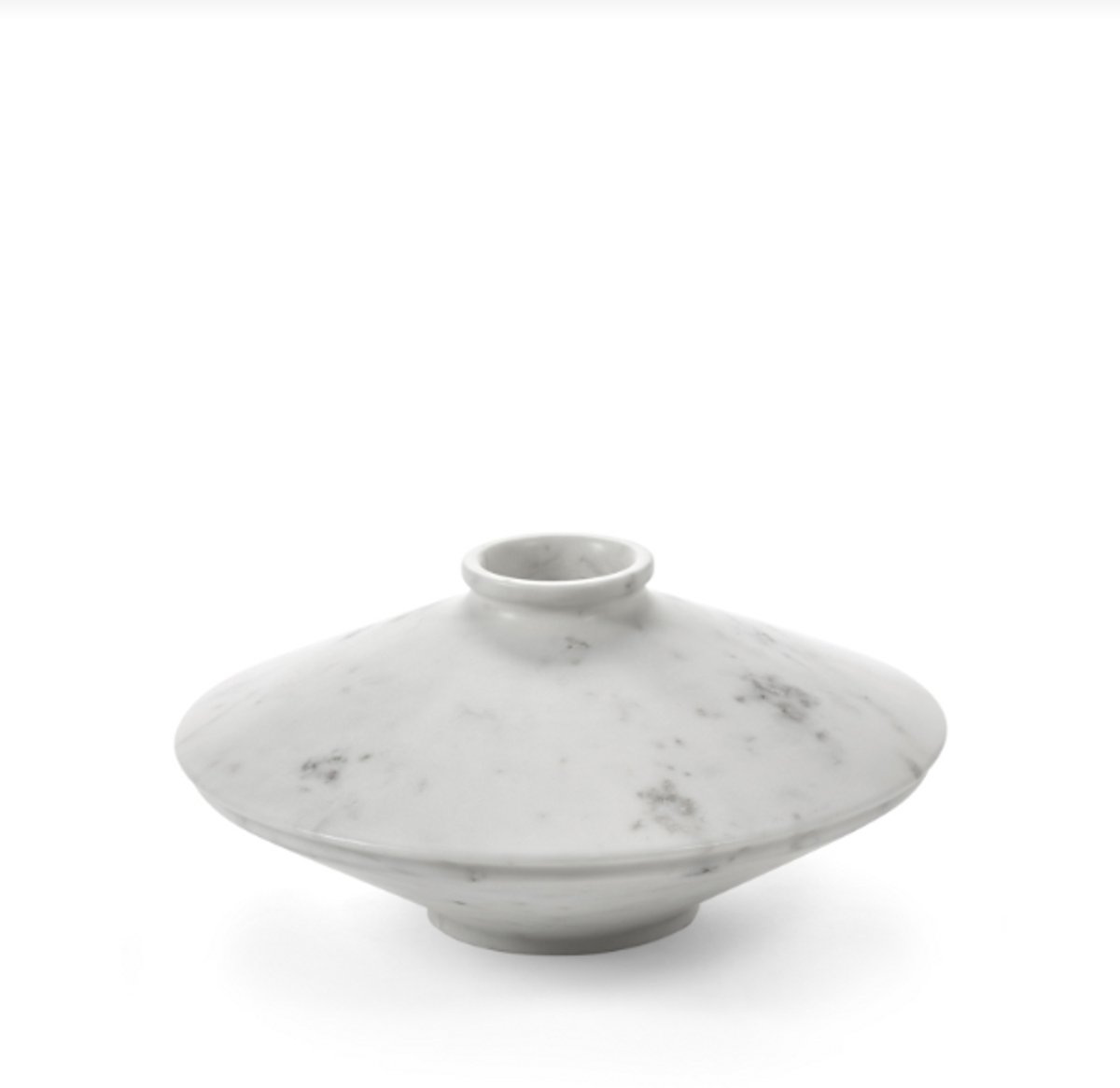 Serax Vaas - marmer - wit - D32 x H15 cm - Opening 5,5 cm
