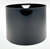 Houtmand - zwart - staal - rond H29/Ø40