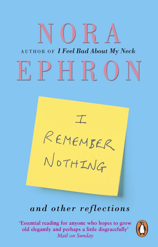 I Remember Nothing & other reflections
