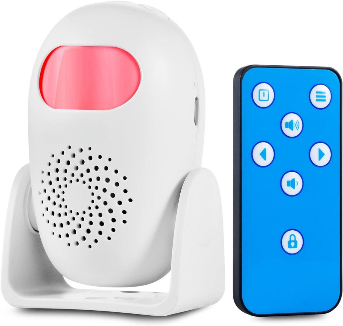GTB® Entreemelder - Winkelbel - Doorgangsmelder - Wit - 12cm x 8cm x 7cm