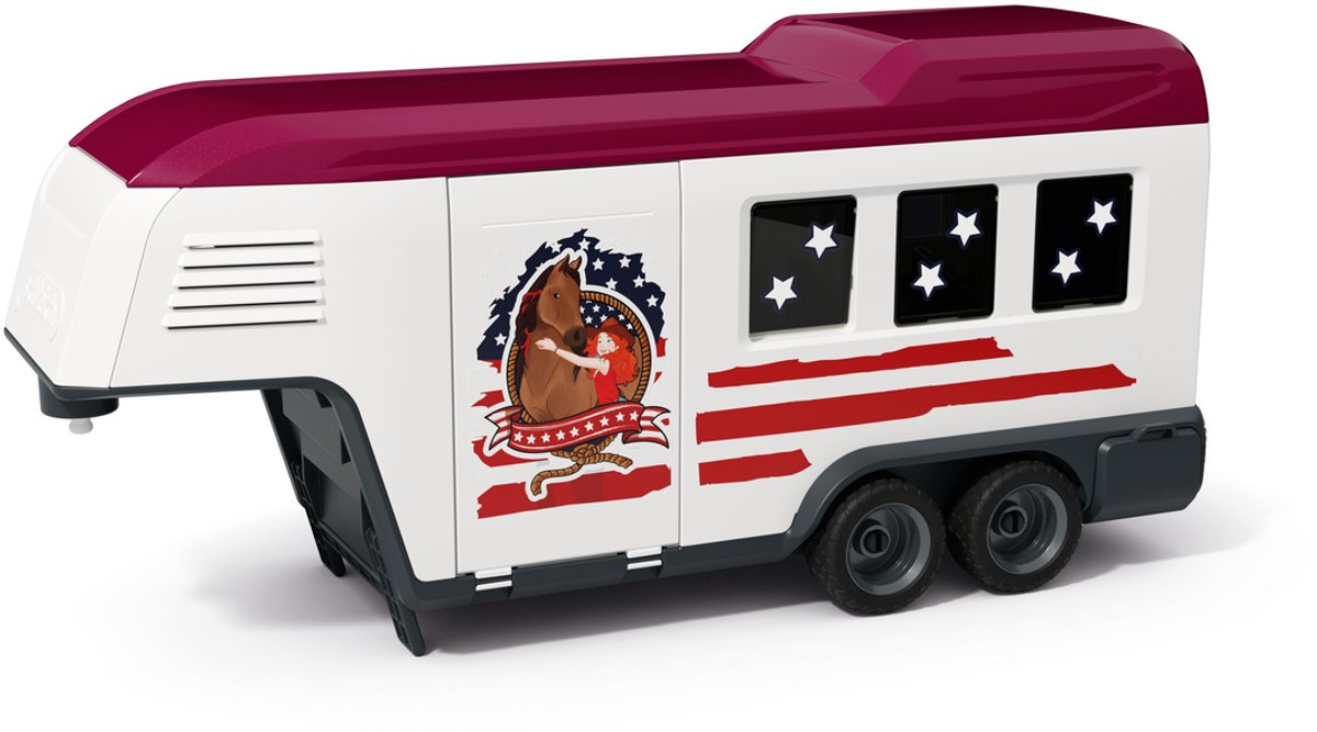 schleich HORSE CLUB Lakeside-truck met aanhangwagen 42705 — afbeelding 3
