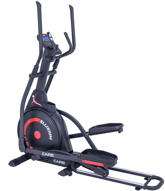 CARE ELLIXIUM FD - Connected en opvouwbare crosstrainer - 16 kg vliegwielmassa - 23 programma’s - 32 gemotoriseerde weerstandsniveaus - Intensief gebruik