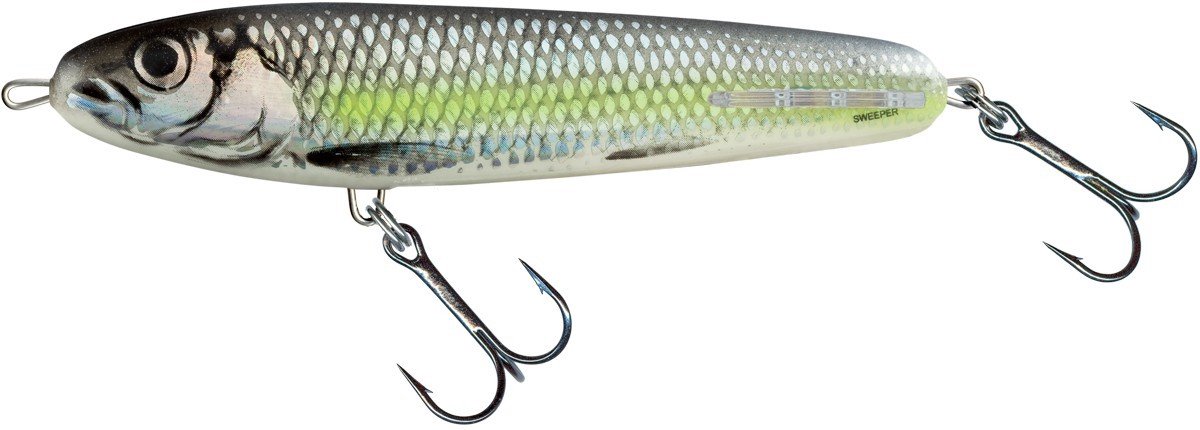 Salmo Sweeper Sinking 14cm Silver Chartreuse Shad