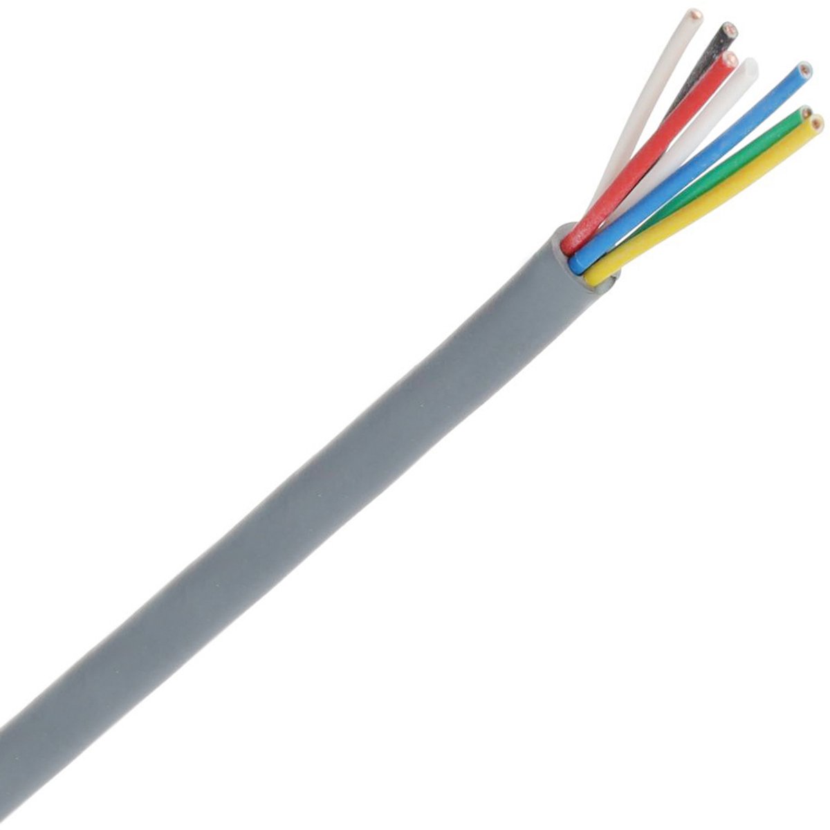 Dynamic signaalkabel halogeenvrij HH 6x0.8mm² Cca-s1,d0,a1 grijs per haspel 500 meter