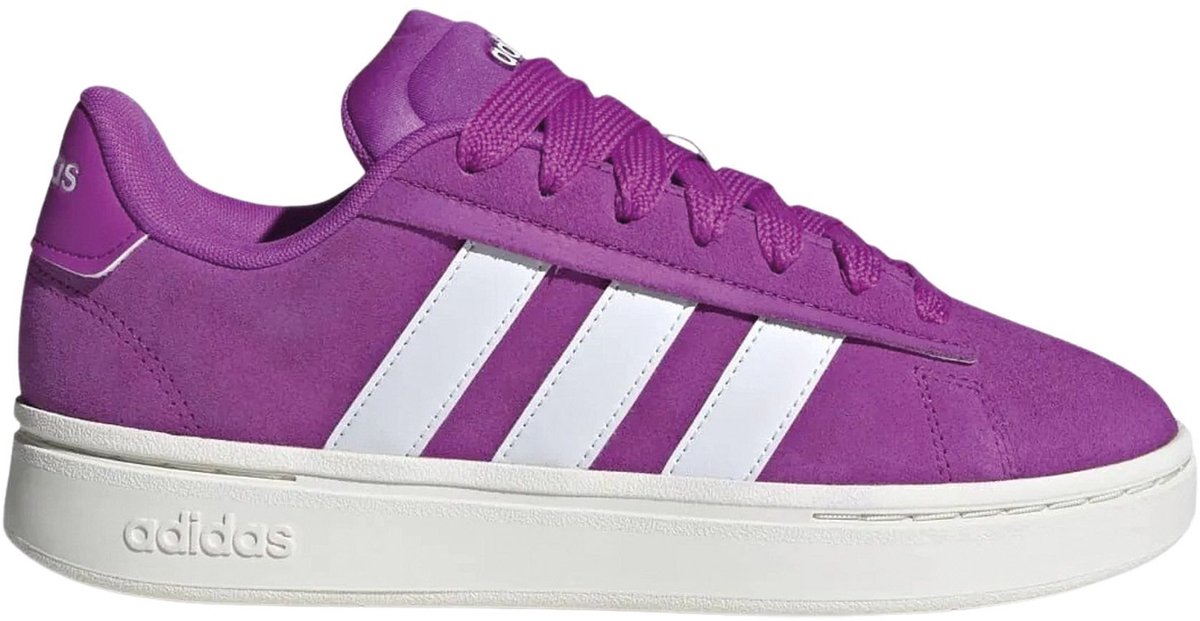Adidas Grand Court Alpha 00s paars - wit