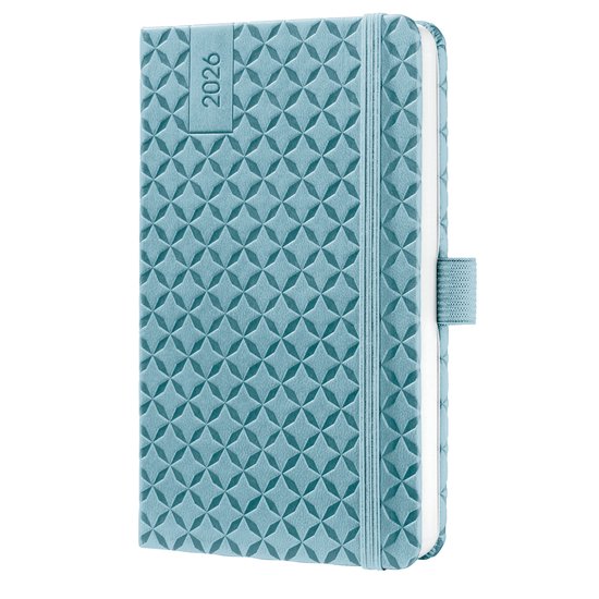 Sigel weekagenda Flair 2026 - formaat A6 - Sky Blue - hardcover - SI-J6112