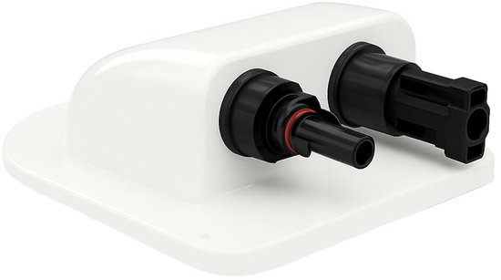 Velleman dakdoorvoer dubbel voor zonnepaneel wit