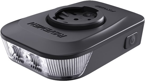 Lampe frontale Ravemen FR500 pour supports d'ordinateur, jour et nuit | 500 lumens | visible | Compatible Garmin | Compatible avec Wahoo et Bryton