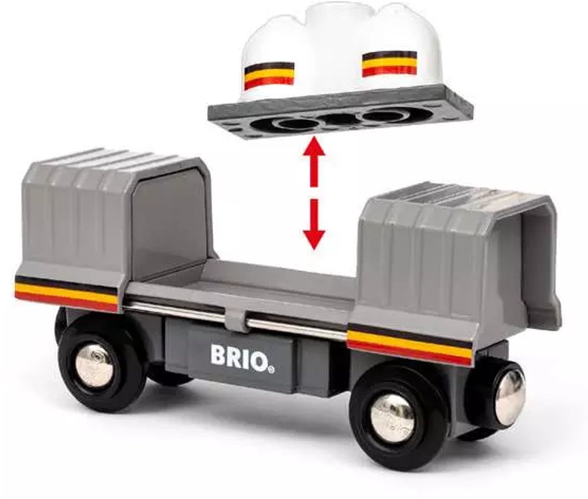 BRIO - Santa Fe Trein - Treinen van de Wereld - Houten Speelgoed — afbeelding 9
