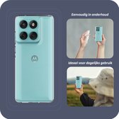 Cazy hoesje geschikt voor Motorola Edge 60 Fusion / Edge 60 / 60s Hoesje Siliconen - Flexibele Case - Transparant