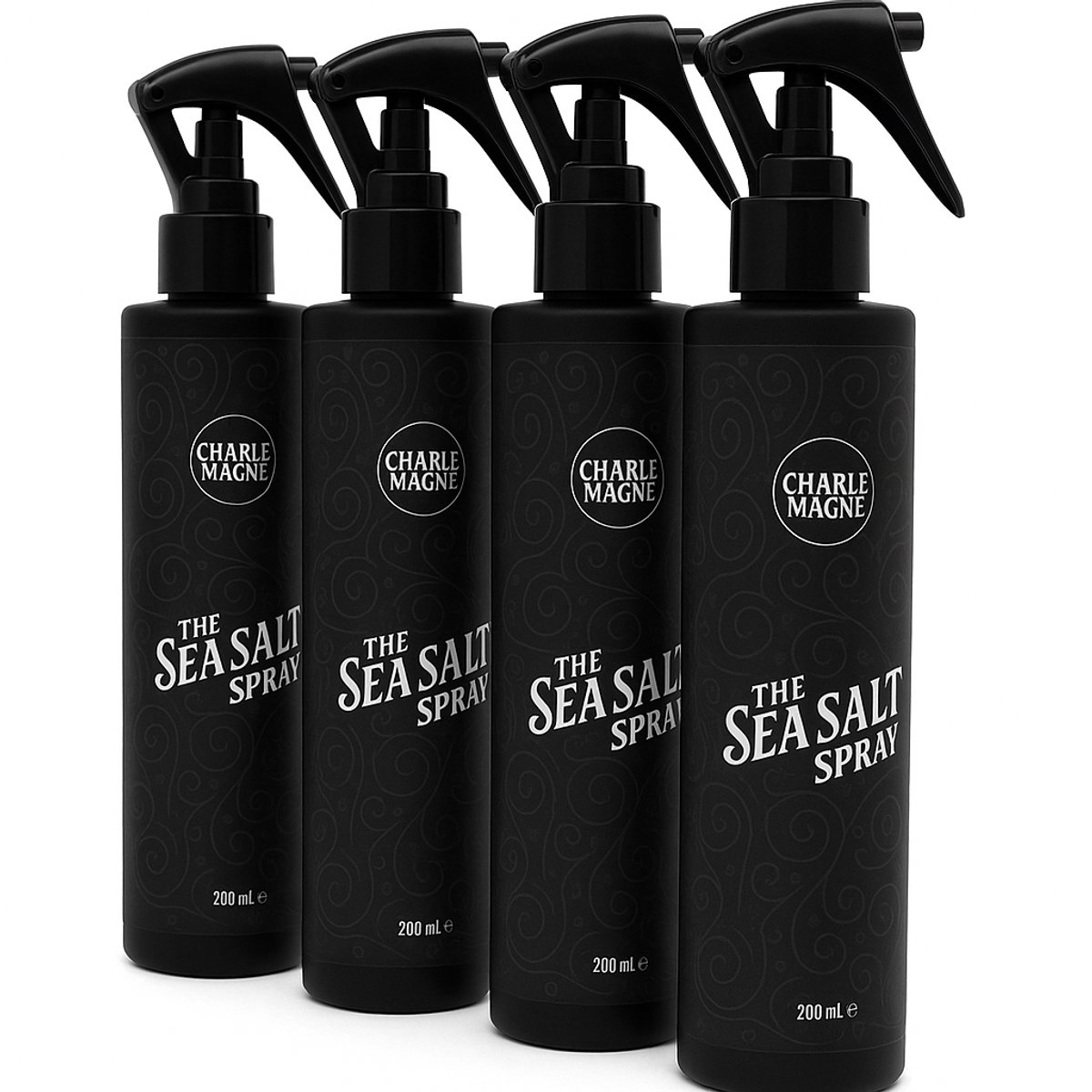 Charlemagne The Sea Salt Spray - Heat protection spray - Zee zout spray - Haarspray - Texture spray - 4 stuks