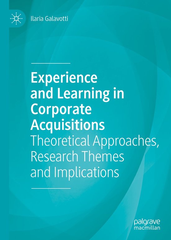 Experience and Learning in Corporate Acquisitions - cover
