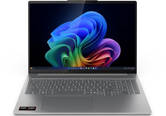Lenovo IdeaPad Pro 5 16IAH10 Intel Core Ultra 9 285H Laptop 40,6 cm (16") 2.8K 32 GB LPDDR5x-SDRAM 1 TB SSD Wi-Fi 7 (802.11be) Windows 11 Home Engels Grijs