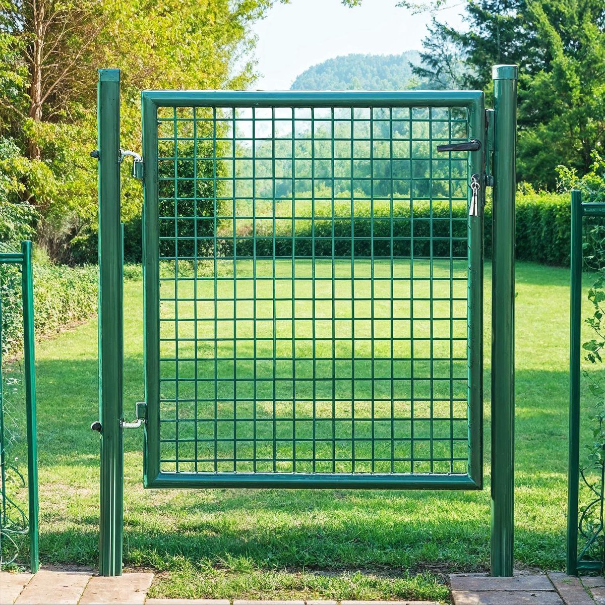 Tuinpoort, tuindeur, gegalvaniseerd staal