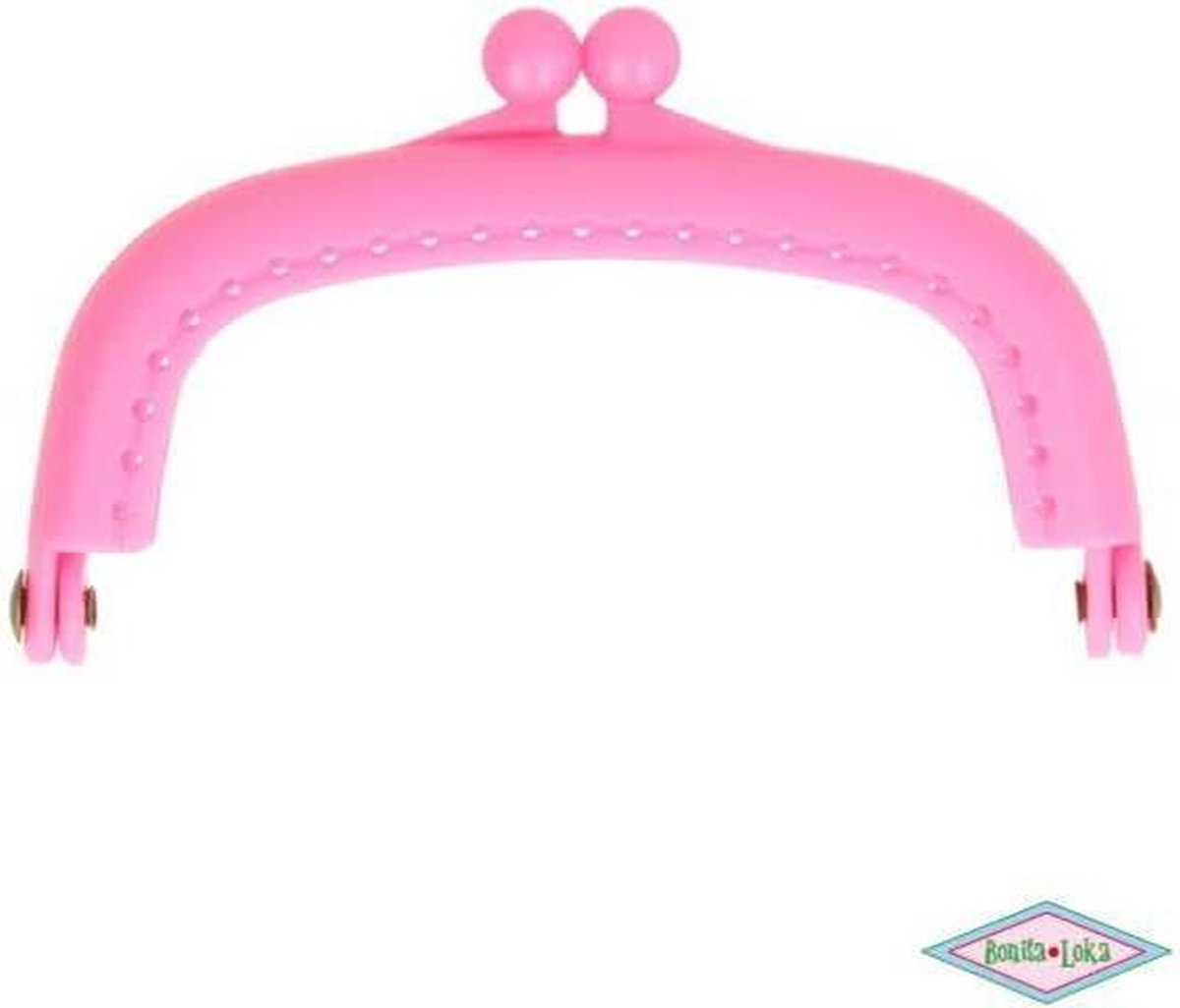 Bonita-Loka Portemoneesluiting 8,5 cm roze