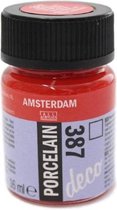 Ecola porseleinverf 387 Helderrood 16 ML