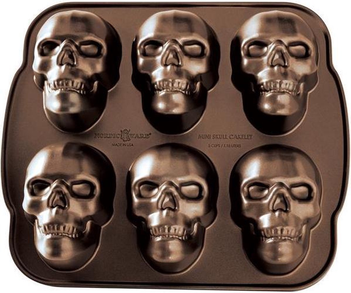 Nordic Ware - Haunted Skull Cakelet Pan