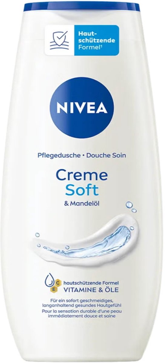 NIVEA - Creme Soft - Douchecrème - 250 ml - Voor een Zacht en Gezond Huidgevoel