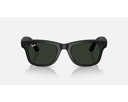 RayBan Meta Wayfarer Standard Smart Glasses Shiny Black Green