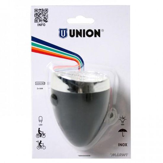 Union Voorlicht Retro Mini Led 7,5 X 6 Cm Batterij Zwart van Union — afbeelding 2
