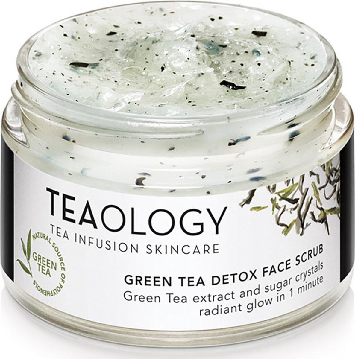 Teaology Green Tea Detox Face Scrub - 50 ml