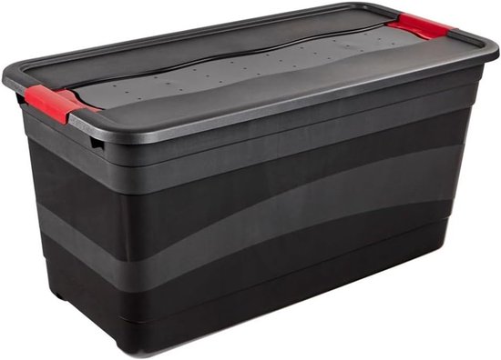 keeeper Opbergdoos met deksel en schuifsluiting, 39,5 x 29,5 x 9,5 cm