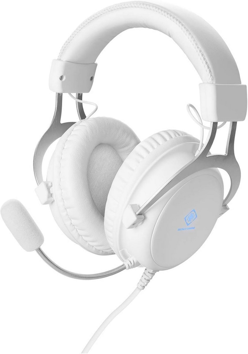 Gaming Headset met Ruisonderdrukking en LED Verlichting voor PC, PS4, Switch en Xbox One - 57mm Drivers, Volumewiel en Flexibele Microfoon