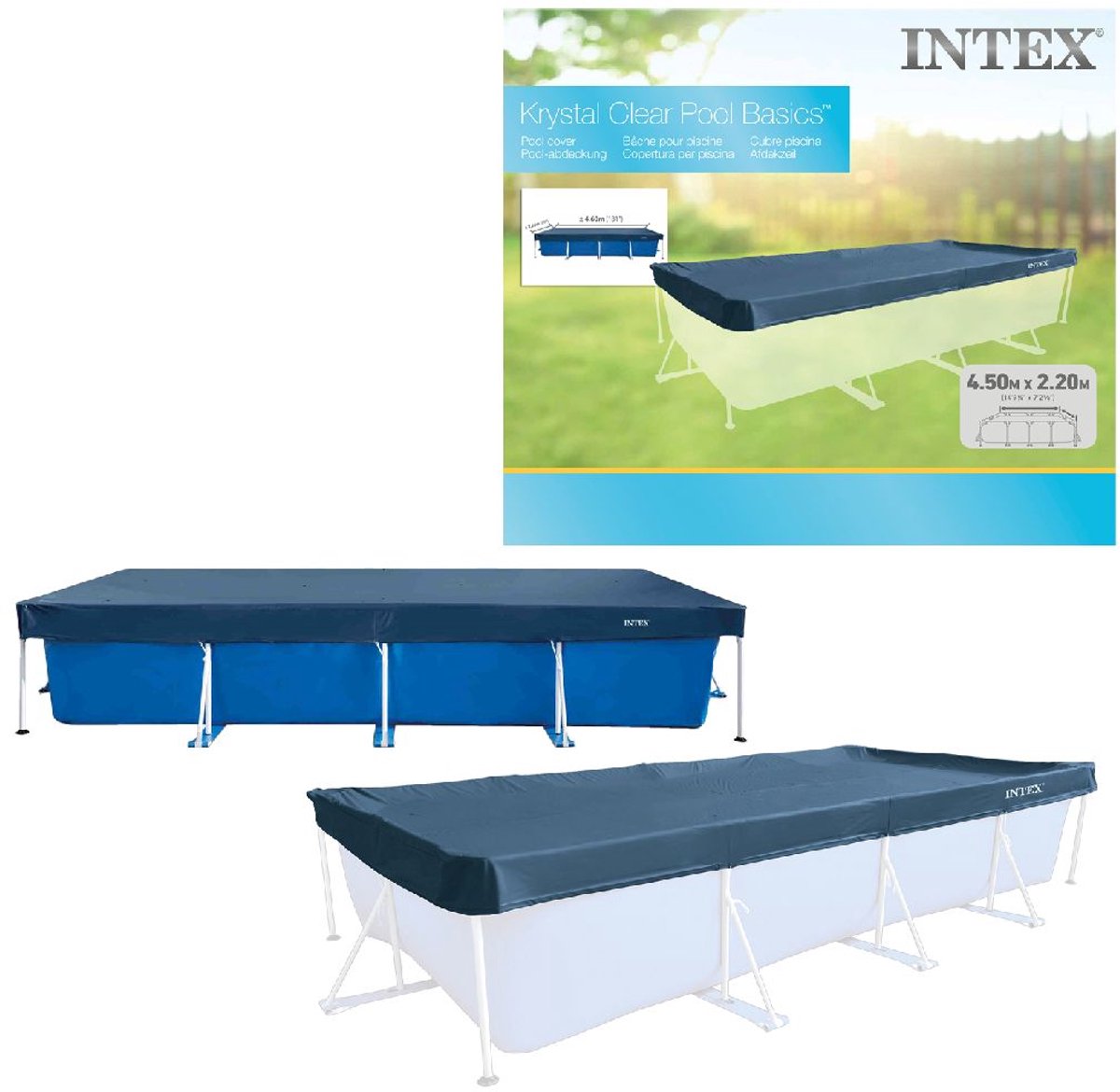 Intex Zwembad Afdekzeil Rechthoekig 450 x 220 cm — afbeelding 14