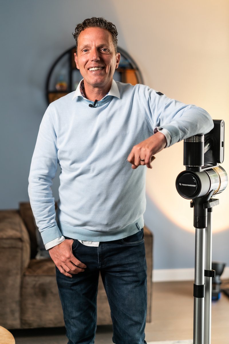 Techweise TV1 Draadloze Steelstofzuiger met 90 Minuten - afbeelding 2