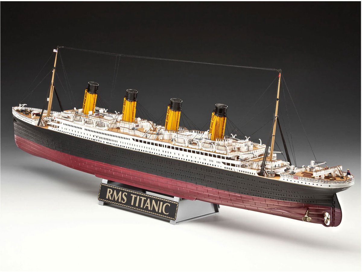 Revell Modelbouwpakket Schepen - 05715 Gift-Set 100 Years Titanic - 1:400 — afbeelding 9