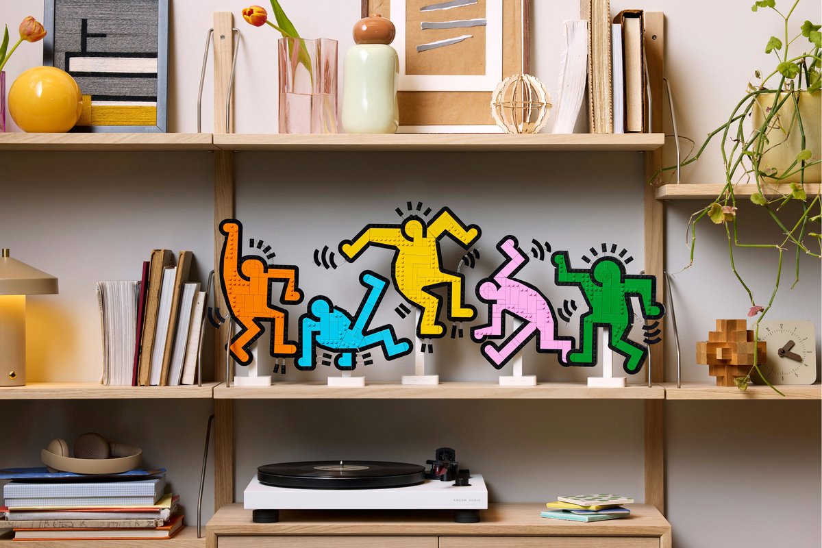 LEGO Art - Keith Haring - Dansende figuren Constructiespeelgoed thumbnail 3