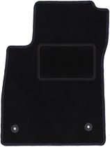moto-MOLTICO Vloermatten auto velours autotapijten zwart automatten set 4-delig geschikt voor Opel Mokka 2012-2019 (grijs - siernaden