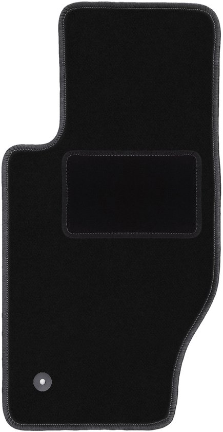 Chauffeursmat, voetmat, Toyota Yaris, velours, mat, bestuurderszijde, originele kwaliteit, zwart, voor