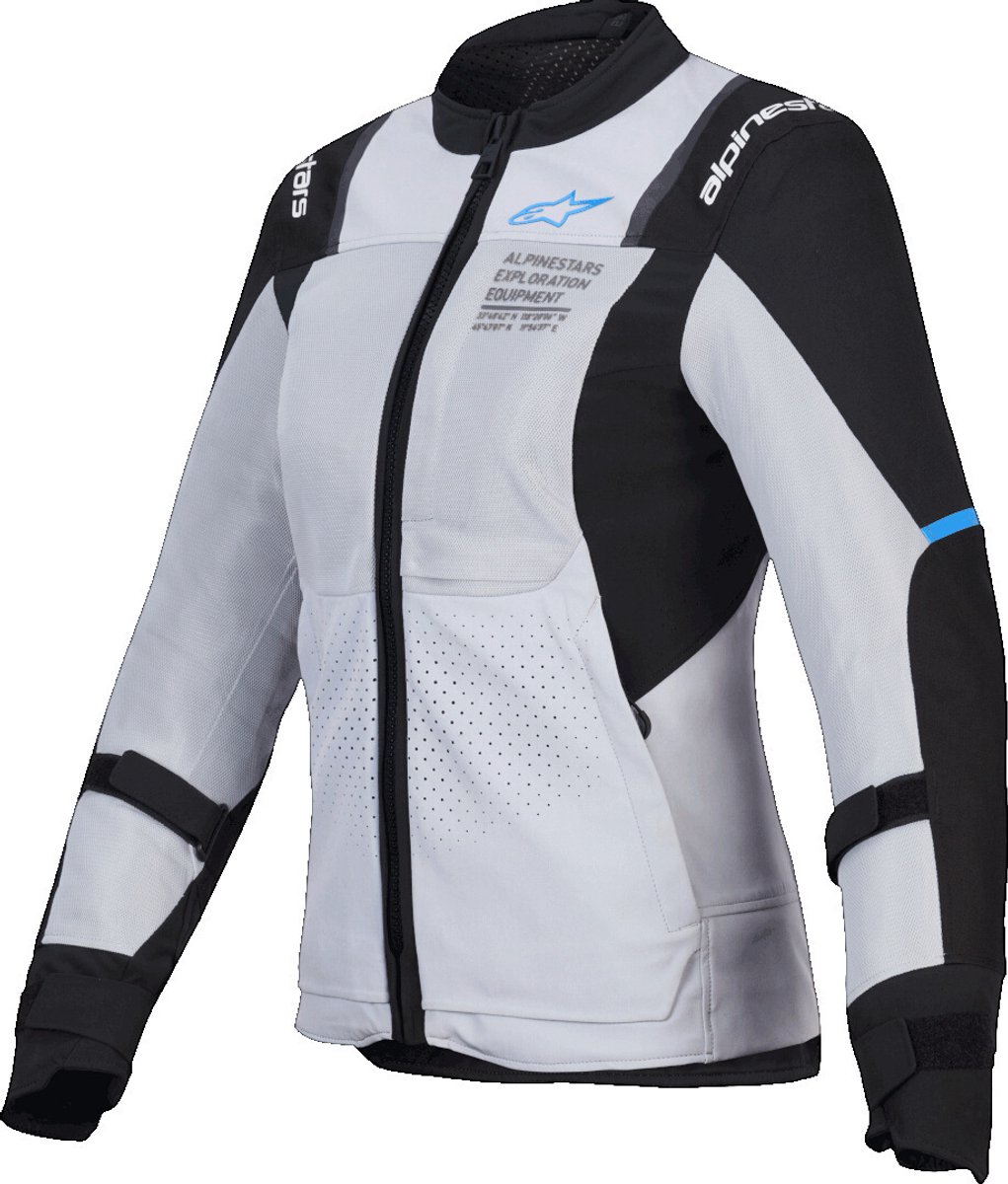 Alpinestars Stella ST-2 Air Ice Grijs Zwart Dames Motorjas - Jas