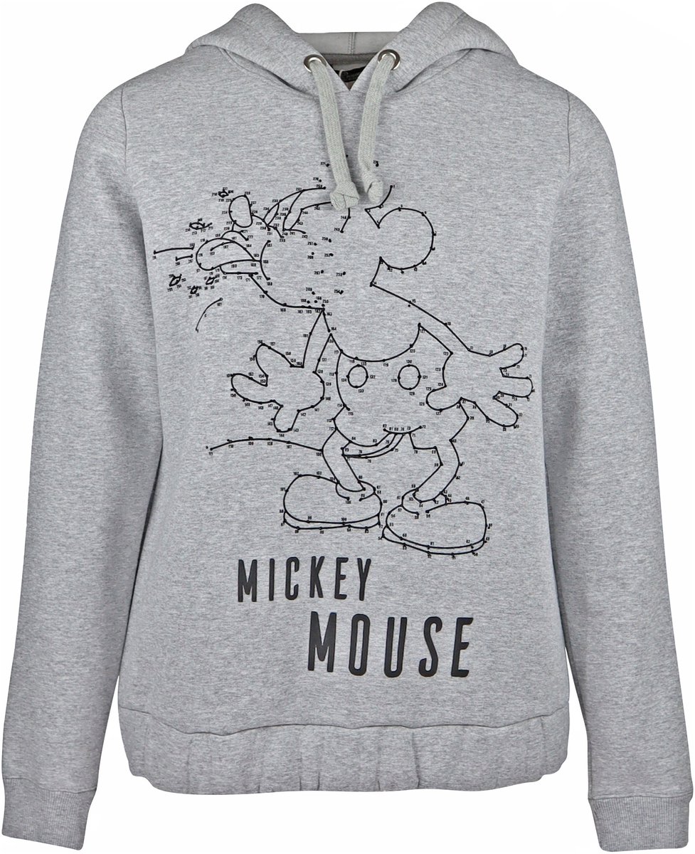 Princess goes Hollywood • grijze Mickey hoodie • maat S