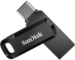 SANDISK Ultra Dual Drive Go USB-stick smartphone/tablet Zwart 128 GB USB-A 3.2 Gen 1, USB-C