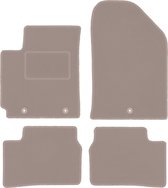 Beige veloursmatten voor: Peugeot 108 hatchback (2014-)