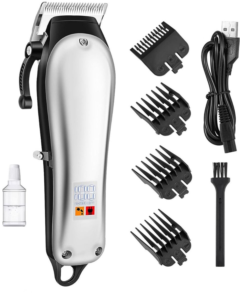 CLGP® Hondentondeuse - Hondentrimmer - Dieren Trimset - Zilver
